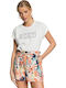 Blush Bright Skies Women's High-waisted Shorts