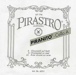 Pirastro Piranito Cello 1/4 - 1/8 Μονή Χορδή Steel 1/8