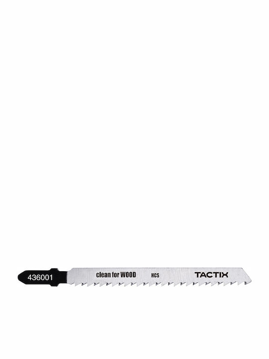 Tactix Jig Saw Blade for Wood 132mm with Thick Tooth 5pcs 436025