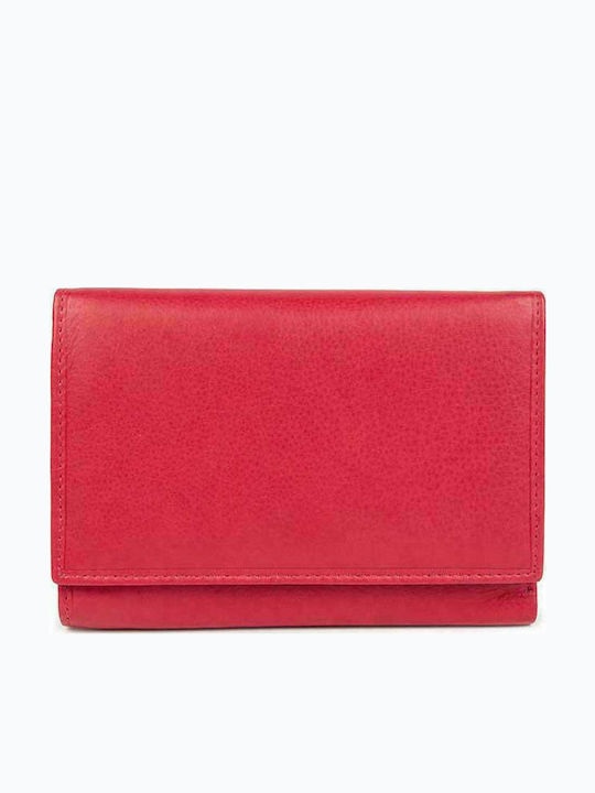 AN Large Leather Women's Wallet Classic Red