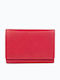 AN Large Leather Women's Wallet Classic Red