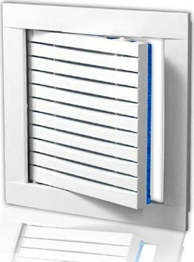 Europlast 101- Perdea de ventilație 15x20cm Dreptunghiulară cu plasă