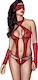 Anais Apparel Ashley Sexy Bodysuit Rot