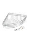 Metaltex Cuba Ъглов Стенен Рафт за баня Inox 19x19x6см Сребриста