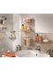 Metaltex Cuba Montat pe perete Raft Baie Inox 22x11x5cm Argintie
