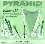 Pyramid Set of Steel Strings for Bouzouki Bouzouki 8-Strings 11 - 30"