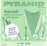 Pyramid Set of Steel Strings for Bouzouki Bouzouki 6-Strings 11 - 22"