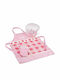 New Classic Toys Παιδική Ποδιά Κουζίνας με Σκούφο Ροζ 28x24cm 10682