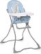 Lorelli Tender Marcel Foldable Highchair with Metal Frame & Fabric Seat Blue