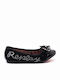 Kids Suede Ballerinas Ballet Flats JB060031LB Black