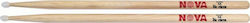 Vic Firth Hickory Drumsticks Drums Nova Tip 2B with Tip Shape Oval Vic Firth Hickory Drumsticks Drums Nova Tip 2B with Tip Shape Oval