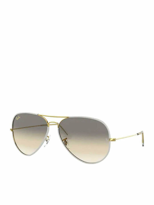 Ray Ban Aviator Unisex Γυαλιά Ηλίου με Γκρι Μετ...