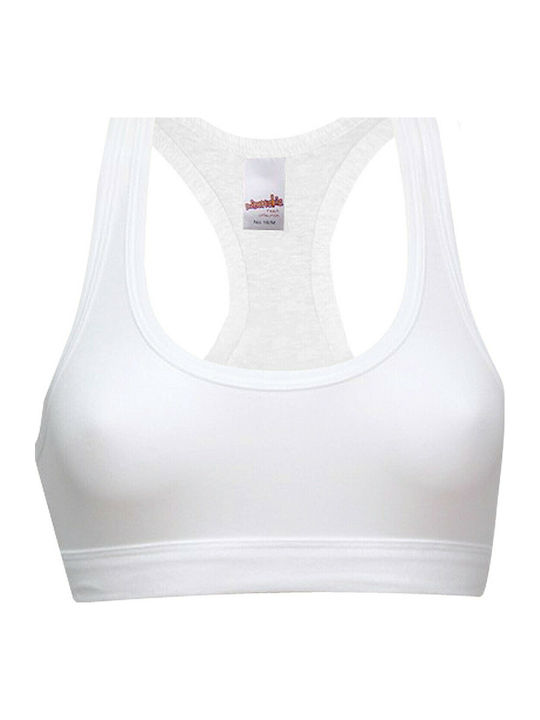 Women's Sports Bra without Padding White 90-40178-005