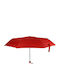 Rain Umbrella Compact Red