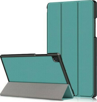 Magnetic 3-fold Flip Cover Piele artificială Verde (Galaxy Tab A7) 101228837F