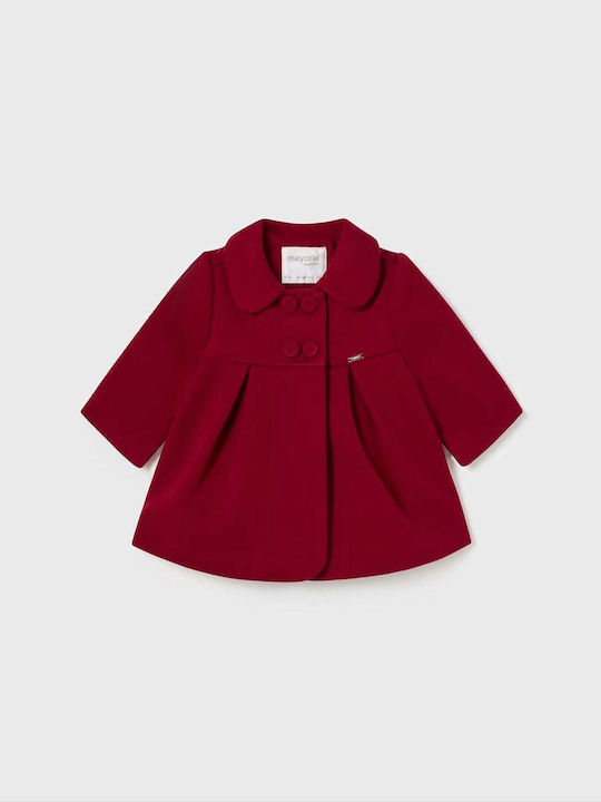 Mayoral Kids' Coat Long Red