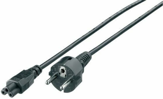 Equip Schuko - IEC C5 Кабел 1.8м Черен (112150)