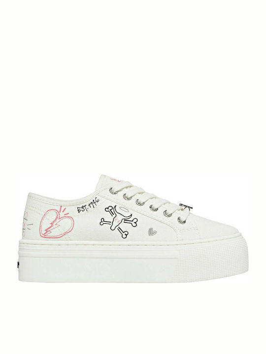 Windsor Smith Rhea Damen Flatforms Sneakers Weiß 0112000576