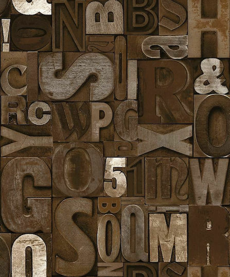Wall Wallpaper Brown 1000x53cm