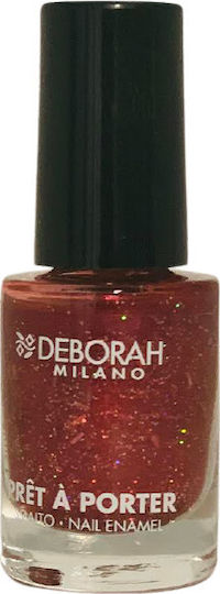Deborah Milano Pret a Porter Shimmer Nail Polish 70 Red Baroque 4.5ml
