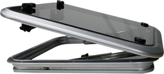 Eval Boat Deck Hatch L425xW425mm Silver