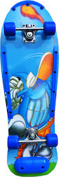 Athlopaidia Blue Graffiti Complete Shortboard 9.84" Blue