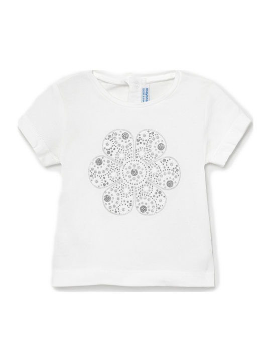 Mayoral Kids Blouse Short Sleeve White