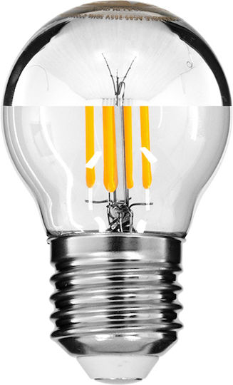 GloboStar Edison Retro LED крушка 4W 77mm за фасунга E27 и форма G45 Топло бяло 440лм Димируем