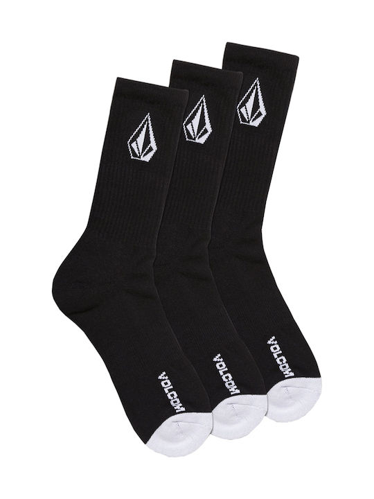 Volcom Men's Socks Black 3Pack