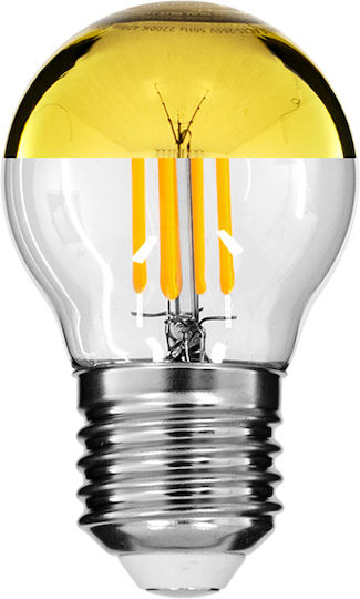 GloboStar Edison Retro LED крушка 4W 77mm за фасунга E27 и форма G45 Топло бяло 420лм Димируем