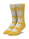 HUF Plantlife Herren Gemusterte Socken Gelb 1Pack