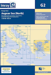 Imray G2 Hartă Σκάφους Harta nautică a Mării Egee de Nord