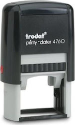 Trodat Printy 4760 Rectangular Self-Inking Date Stamp