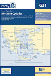 Imray G31 Ναυτικός Χάρτης Βόρειες Κυκλάδες