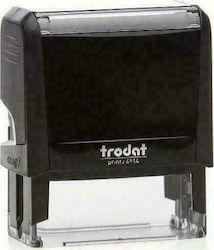 Trodat Printy 4914 Rectangular Self-Inking Text Stamp with Black Ink