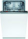 Bosch SPV2HKX41E Πλήρως Εντοιχιζόμενο Πλυντήριο Πιάτων με Wi-Fi για 9 Σερβίτσια Π44.8xY81.5εκ. Λευκό