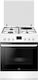 Amica ACM3504B Gas & Electric Cooker 65lt with Gas & Electric Hobs W60cm. White