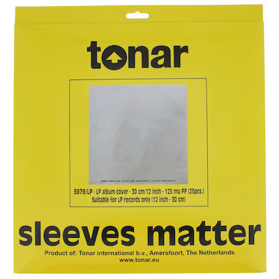 Tonar Protective Sleeves & Covers Nostatic Outer 5979 12'' 25τμχ