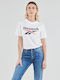 Reebok Identity Damen Sport T-Shirt Weiß
