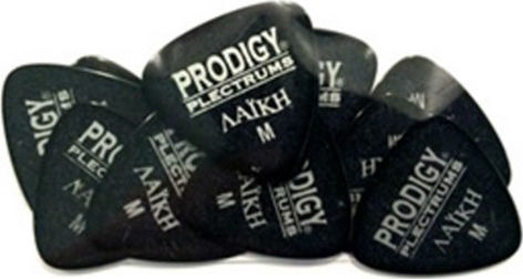 Prodigy Prodigy Bouzouki Picks Folk Medium Thickness 0.71mm Set 12pcs Black