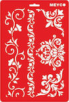Meyco Στένσιλ Σχεδίων Floral Decoupage 20x31cm