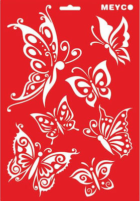 Meyco Stencil Designs Butterflies