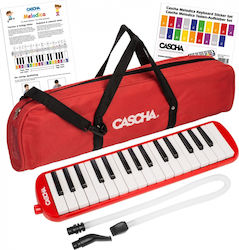 Cascha Melodicas 32 Tasten HH-2059 Rot