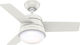 Hunter Finley Ceiling Fan 91cm with Light Fixtu...