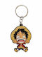 Abysse Keychain Luffy Plastic Red