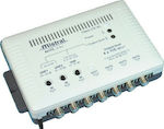 Mistral 4X115-4G Amplificator central Accesorii Satelit FM/VHF-UHF-UHF-UHF 4 ieșiri cu filtru LTE 5G 0244
