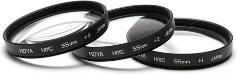 Hoya HMC Set (+1 +2 +4) 49mm Close Up Lens Filter Diameter 49mm with HMC Coating for Camera Lenses
