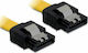 DeLock 7-Pin SATA II - 7-Pin SATA II Cable 0.2m Κίτρινο (82476)