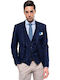 Jacket Slim Fit - Blue Check