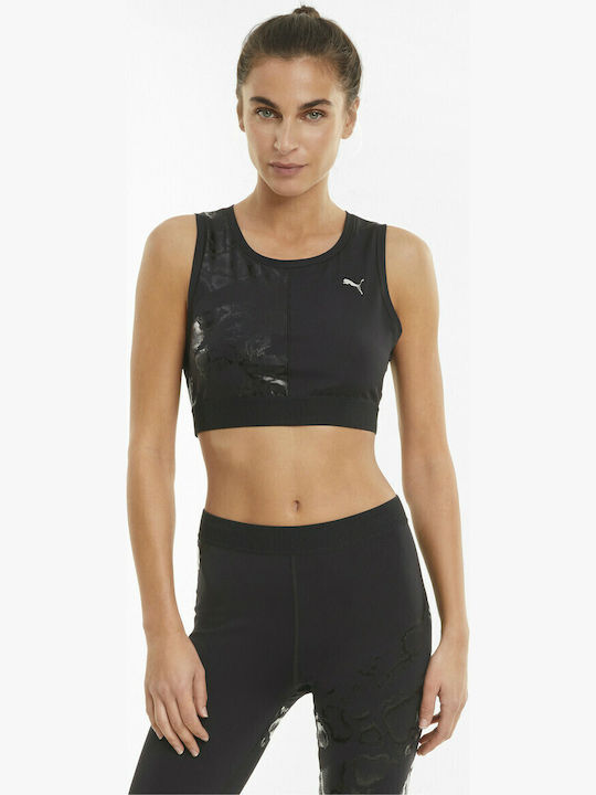 Γυνăkĭe Crop Top Fără Mânecă Negru
